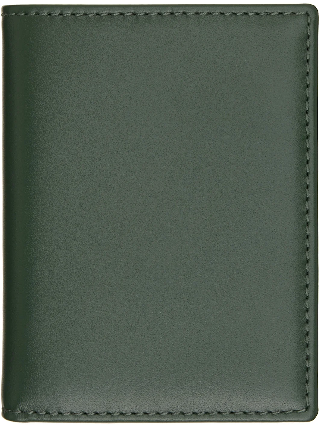 Green Classic Leather Card Holder - 1