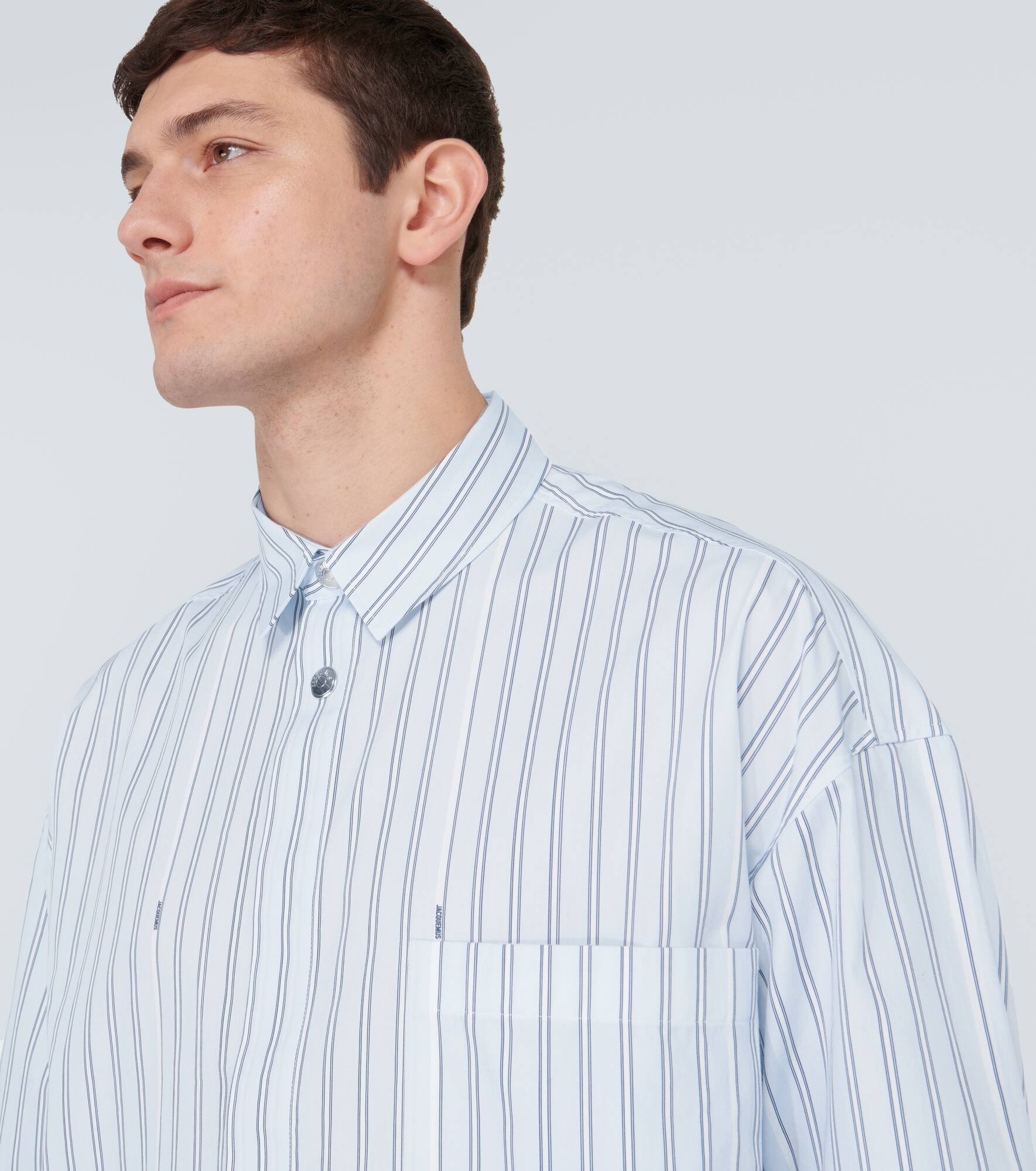La Chemise Manches Longue striped cotton shirt - 5