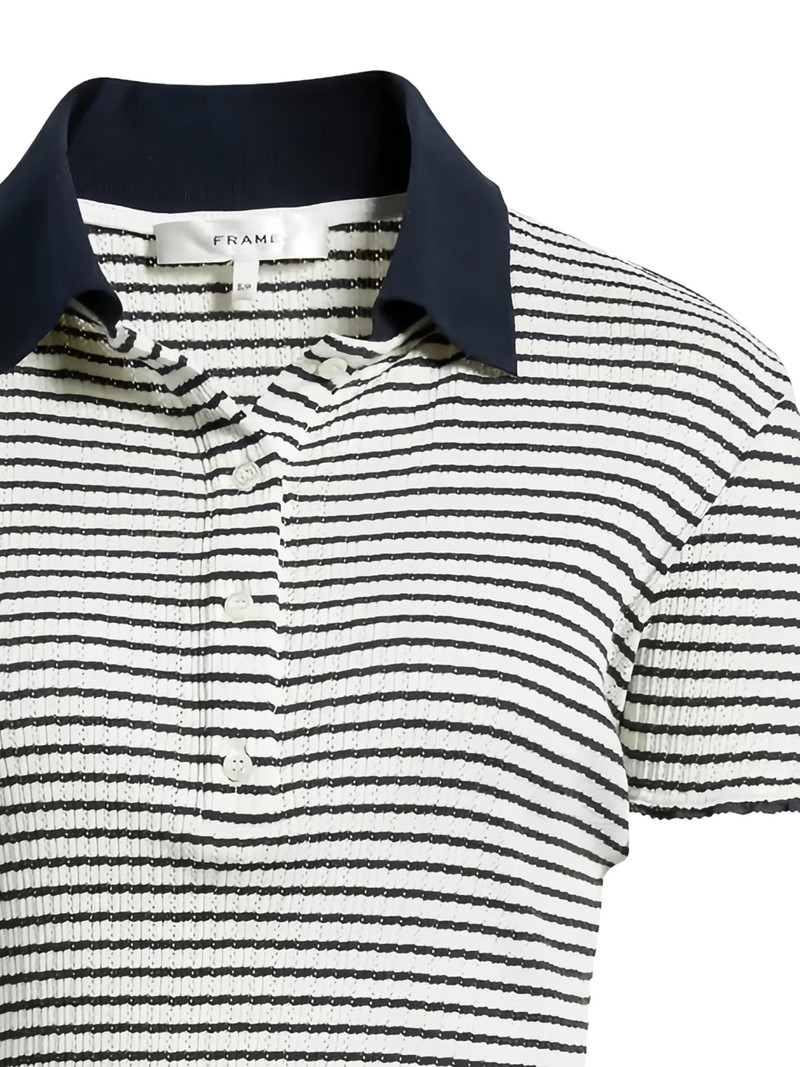 FRAME Frame Striped Polo Top outlook