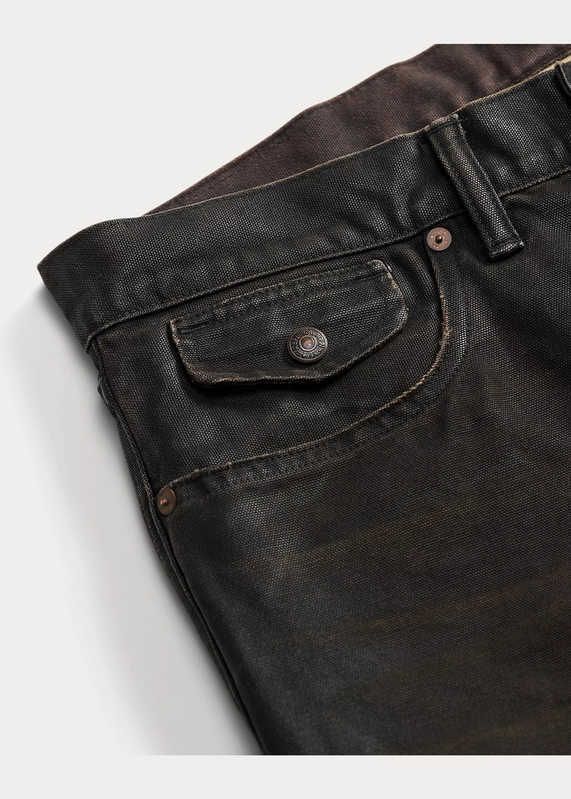 High Slim Coated Black Jean 3