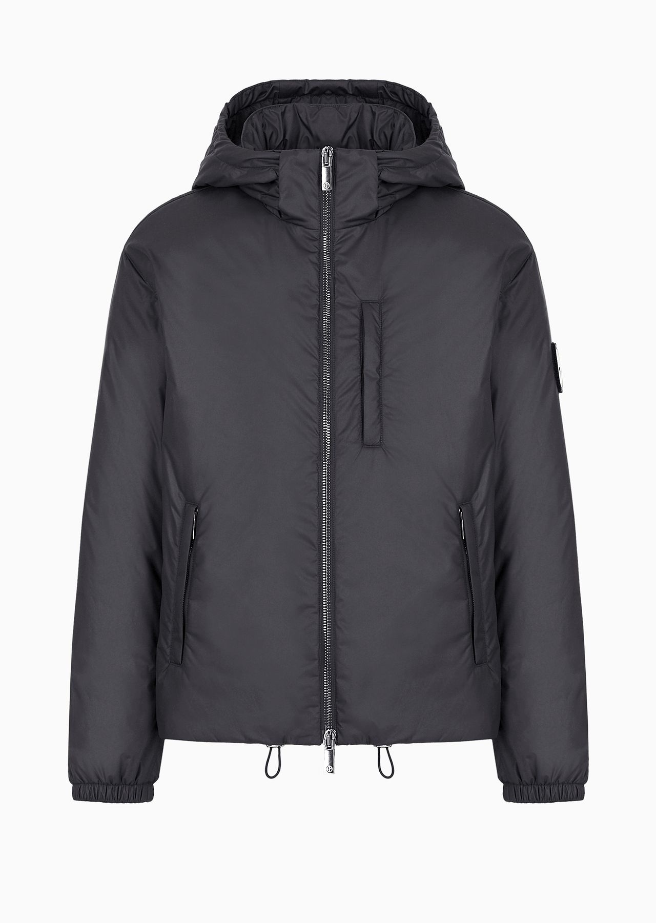 Hooded blouson with goose-down padding ASV - 1