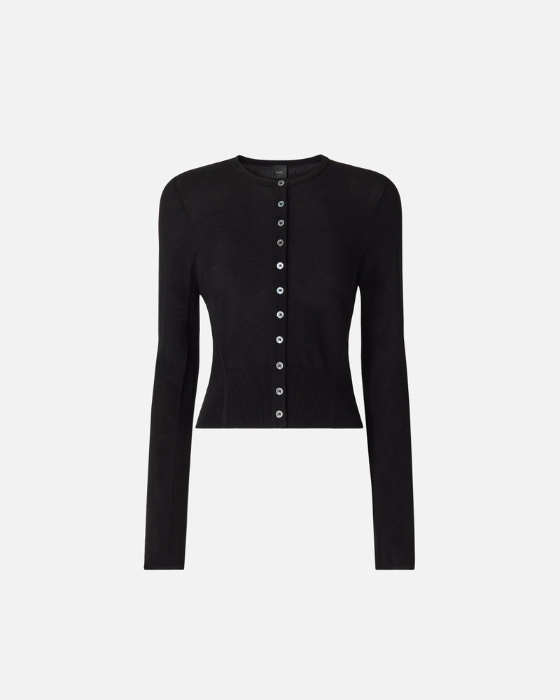 CARDIGAN WITH MOTHER-OF-PEARL BUTTONS 1