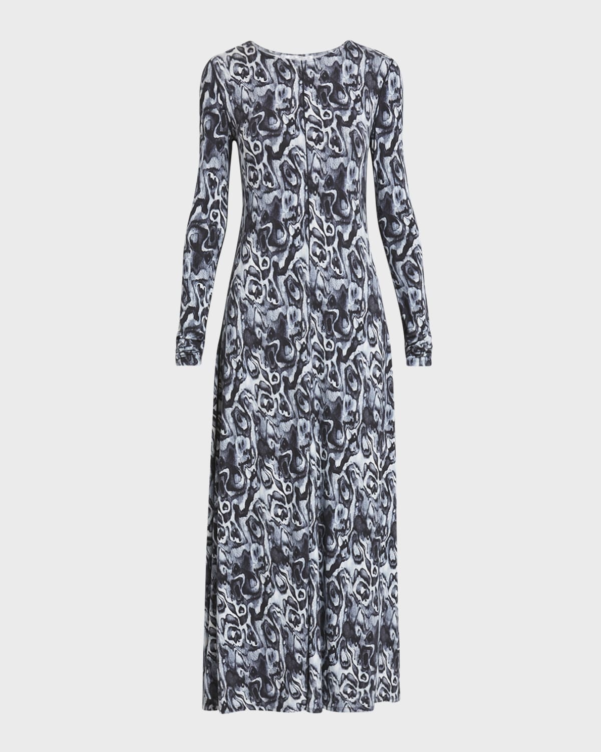 Atlas Printed Jersey Maxi Dress - 1