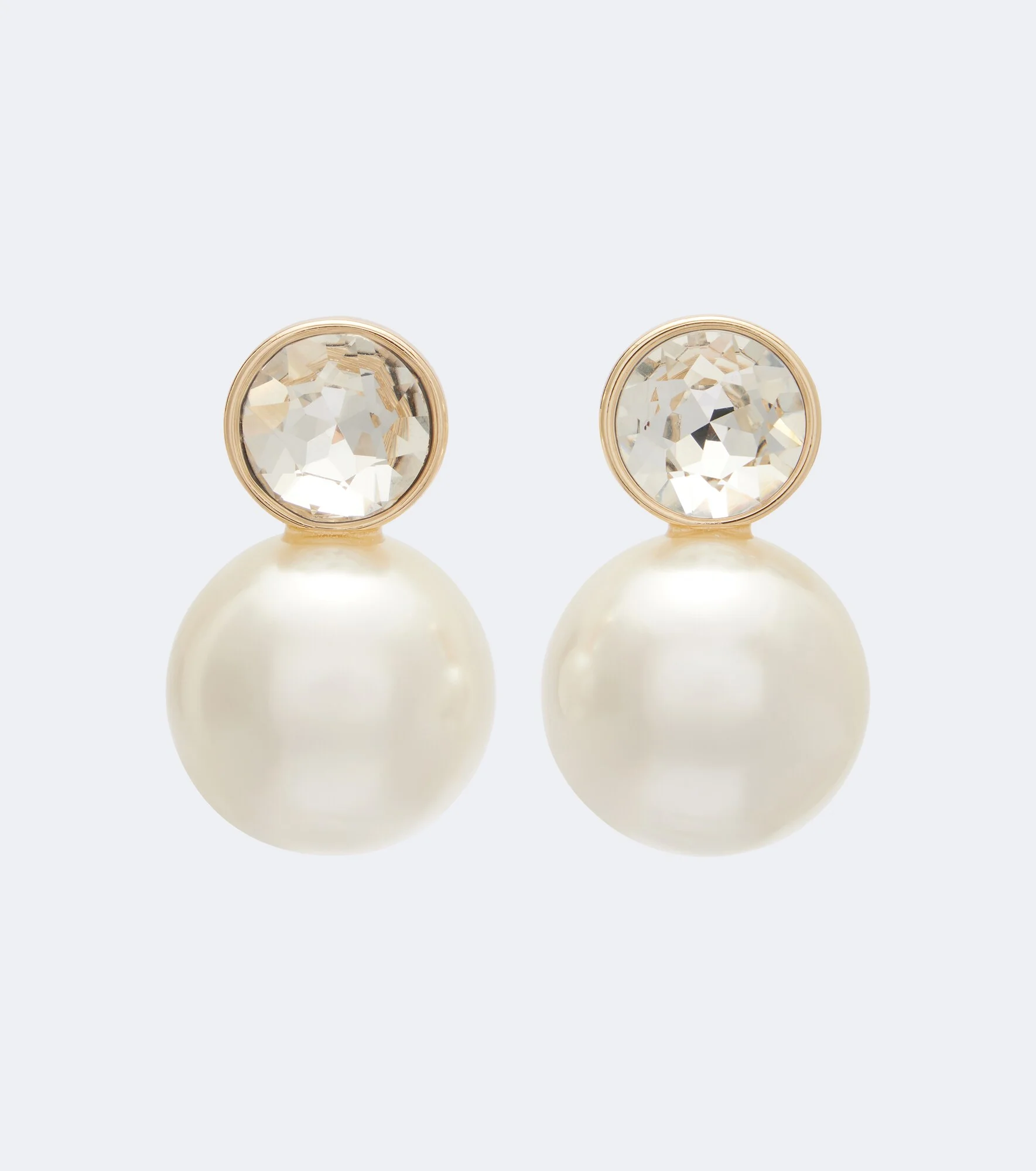 Crystal-embellished earrings - 1