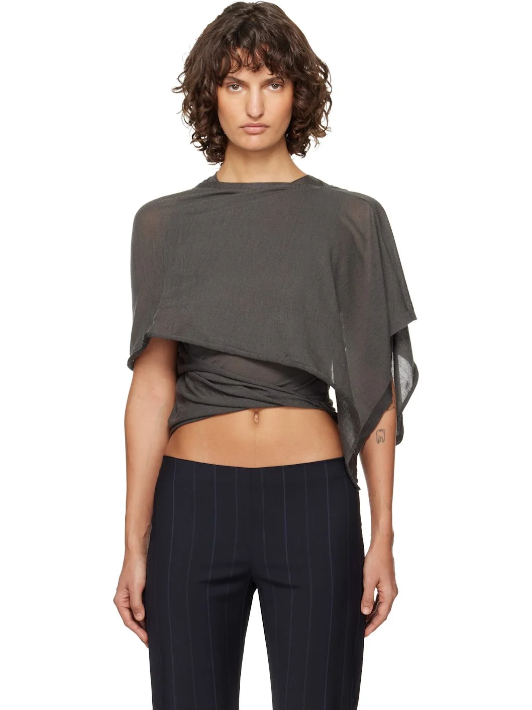 Gray Willy Blouse - 1