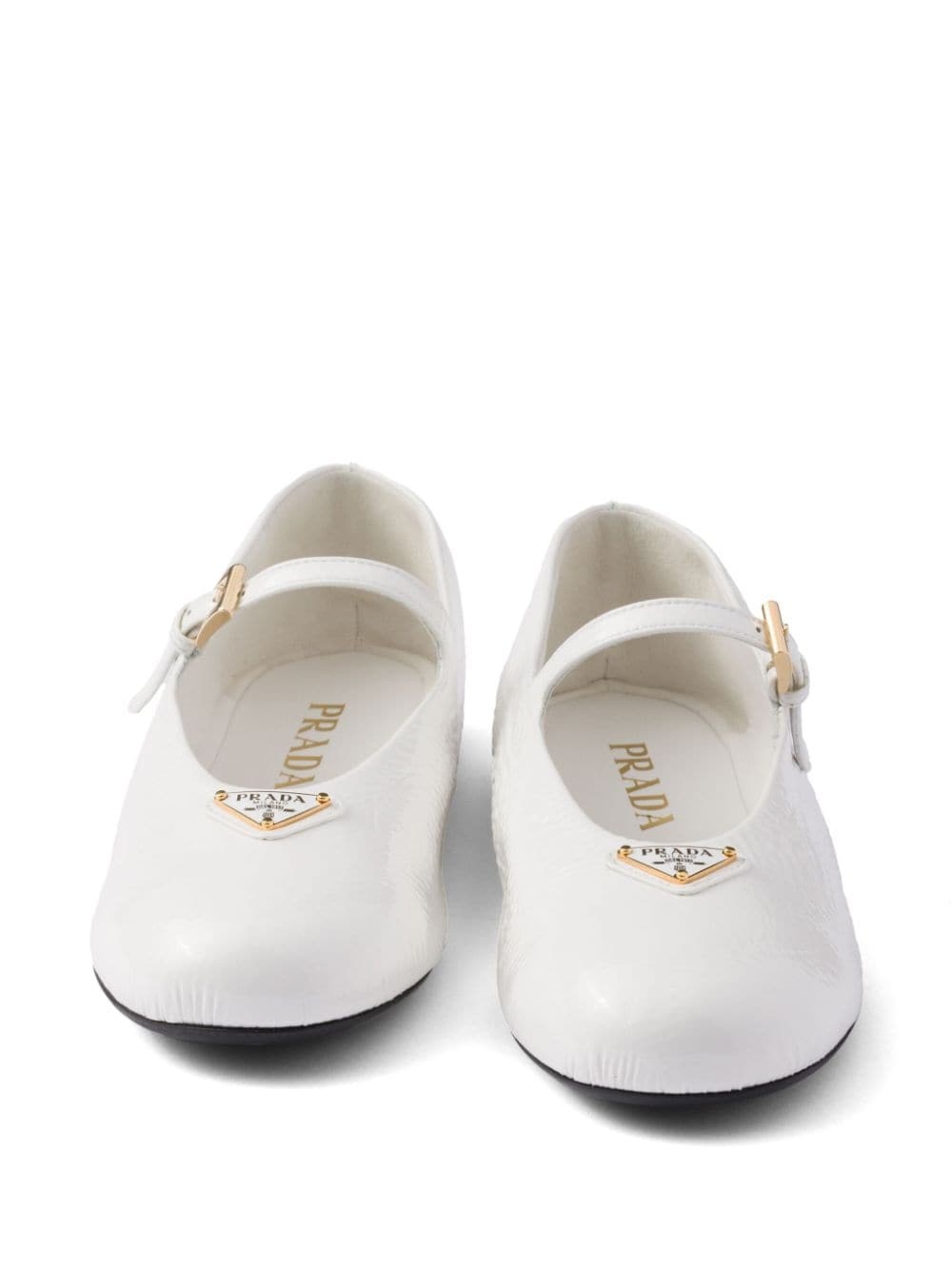 leather ballerina shoes - 4