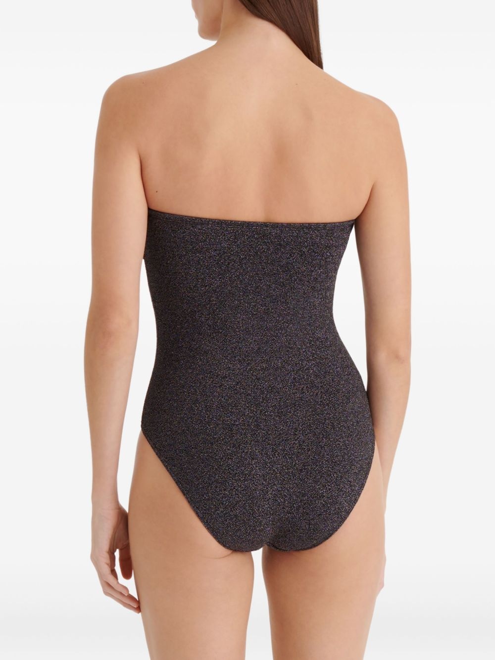 Scintillant strapless swimsuit - 5