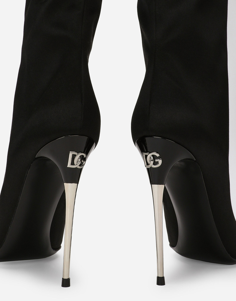 Satin boots 5