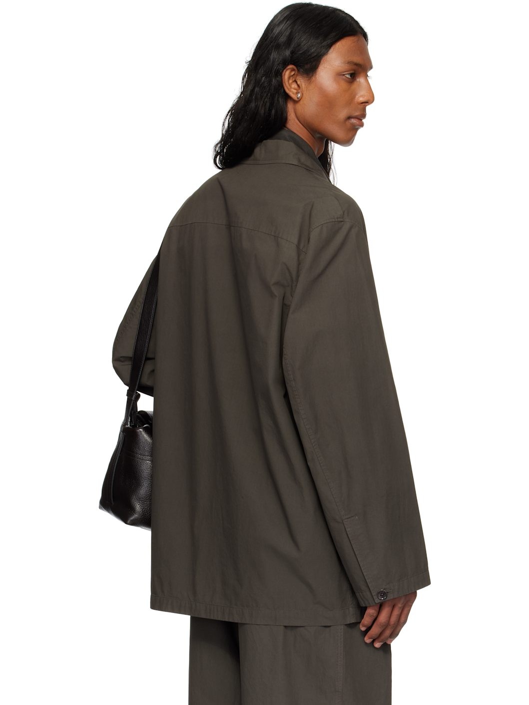 Brown Workwear Shirt Jacket - 3
