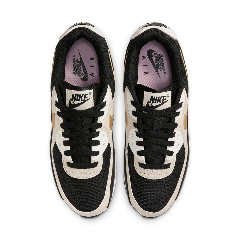 (WMNS) Nike Air Max 90 'Black Metallic Gold' DB9578-001 4