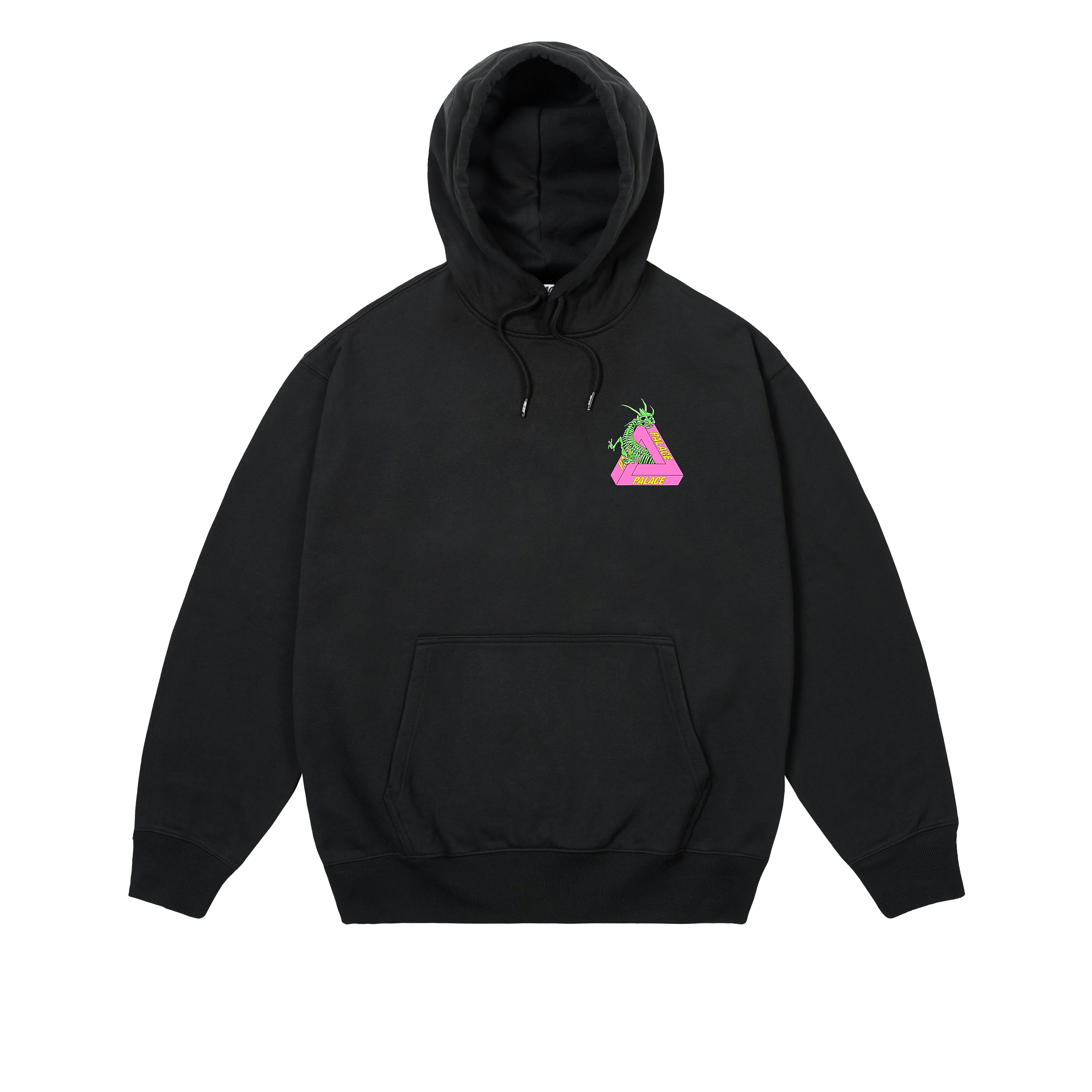DRAGON BONES TRI HOOD BLACK - 2
