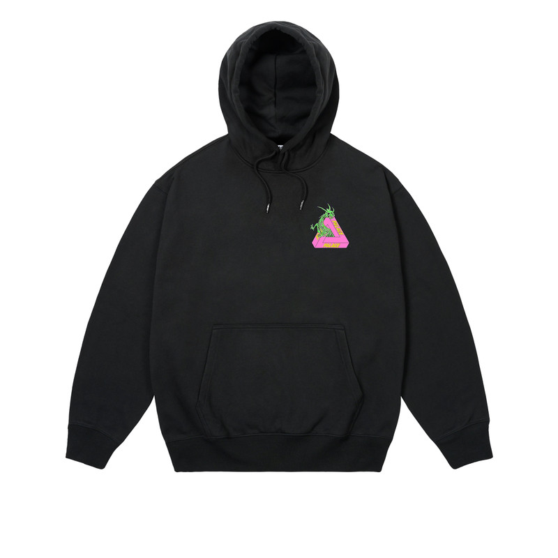 PALACE DRAGON BONES TRI HOOD BLACK outlook