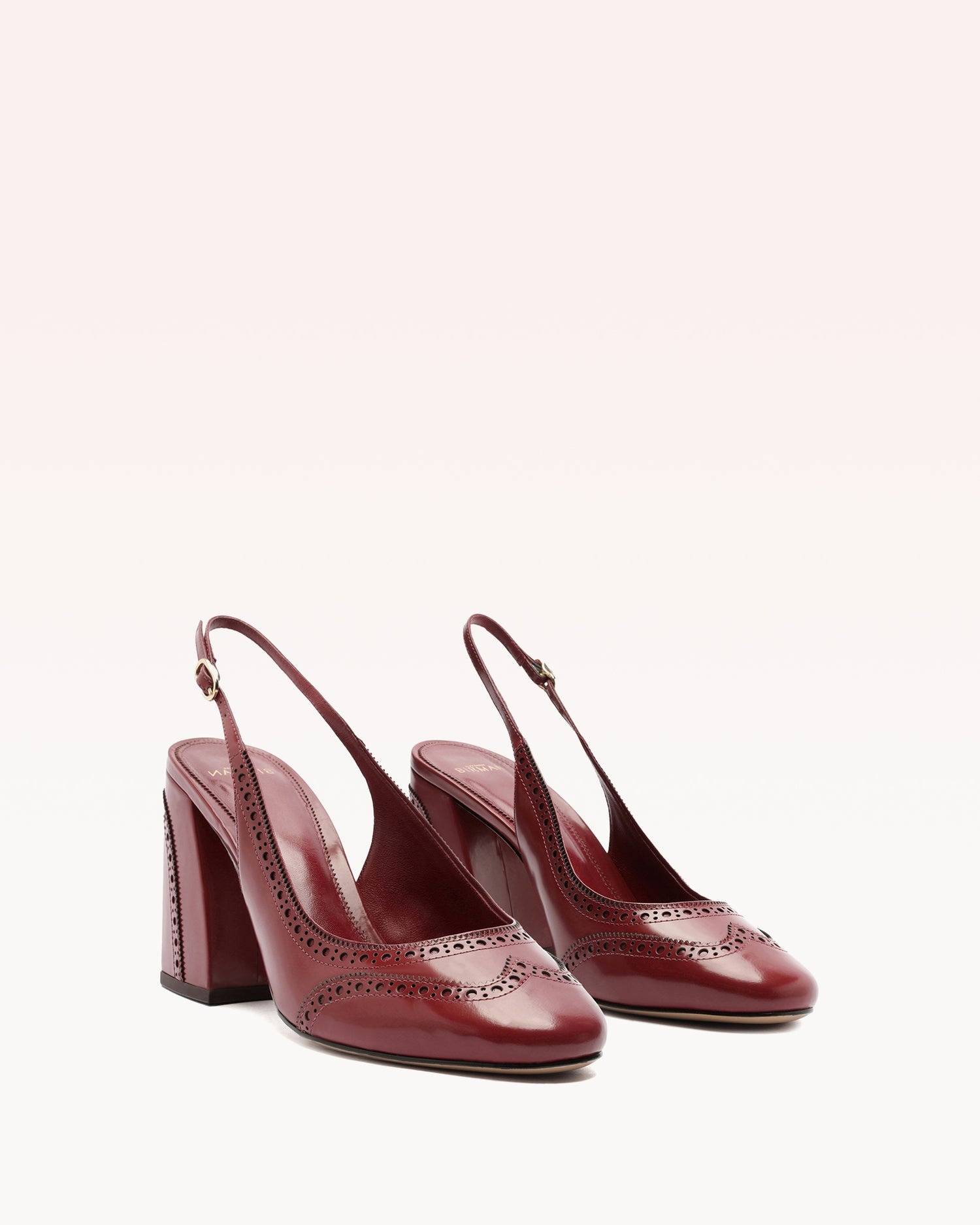 SLINGBACK BROGUE 85 RED - 2