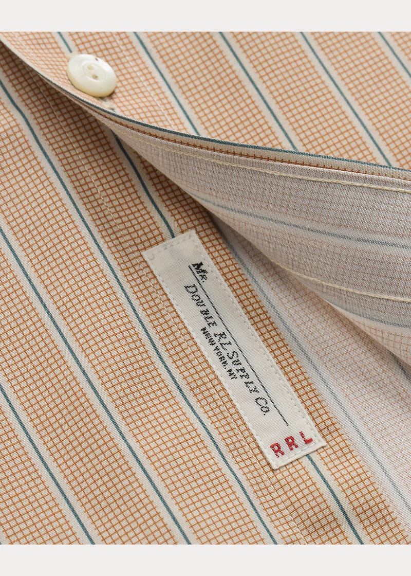 Slim Fit Stripe-Print Woven Shirt 9