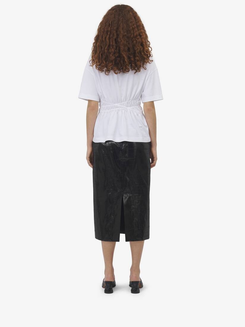 Gathered T-shirt - 4