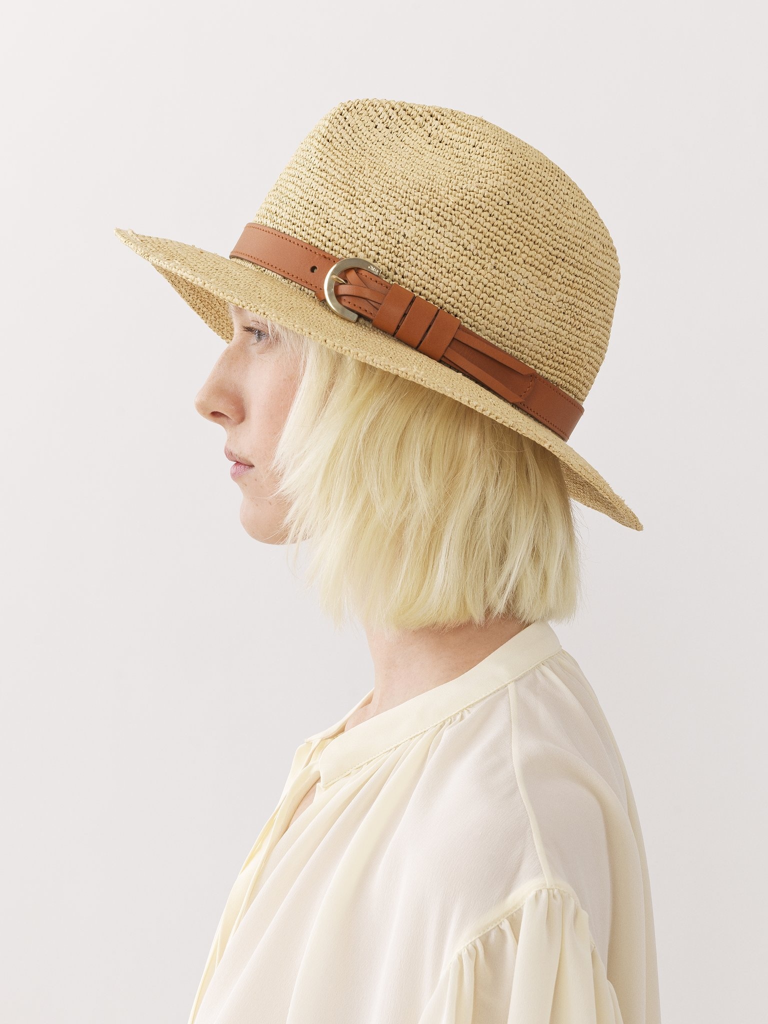 CHLOÉ X BORSALINO STRAW HAT - 3