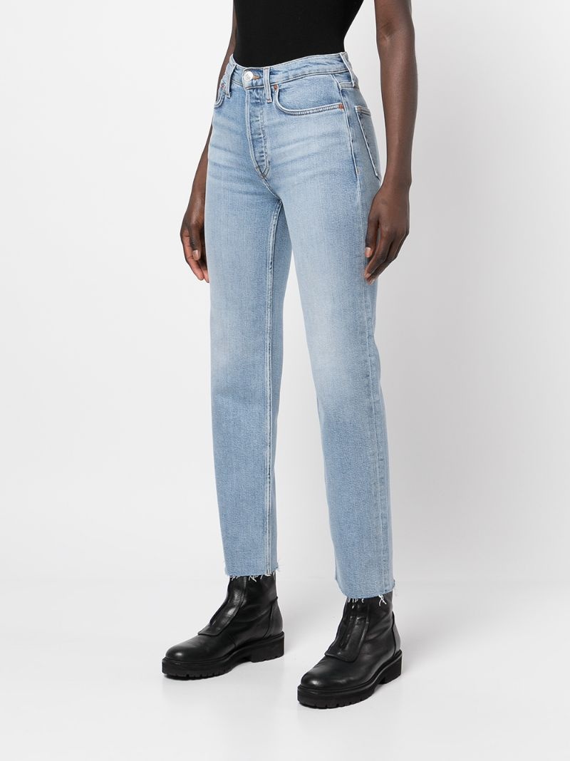 Stove Pipe high-rise straight jeans - 3