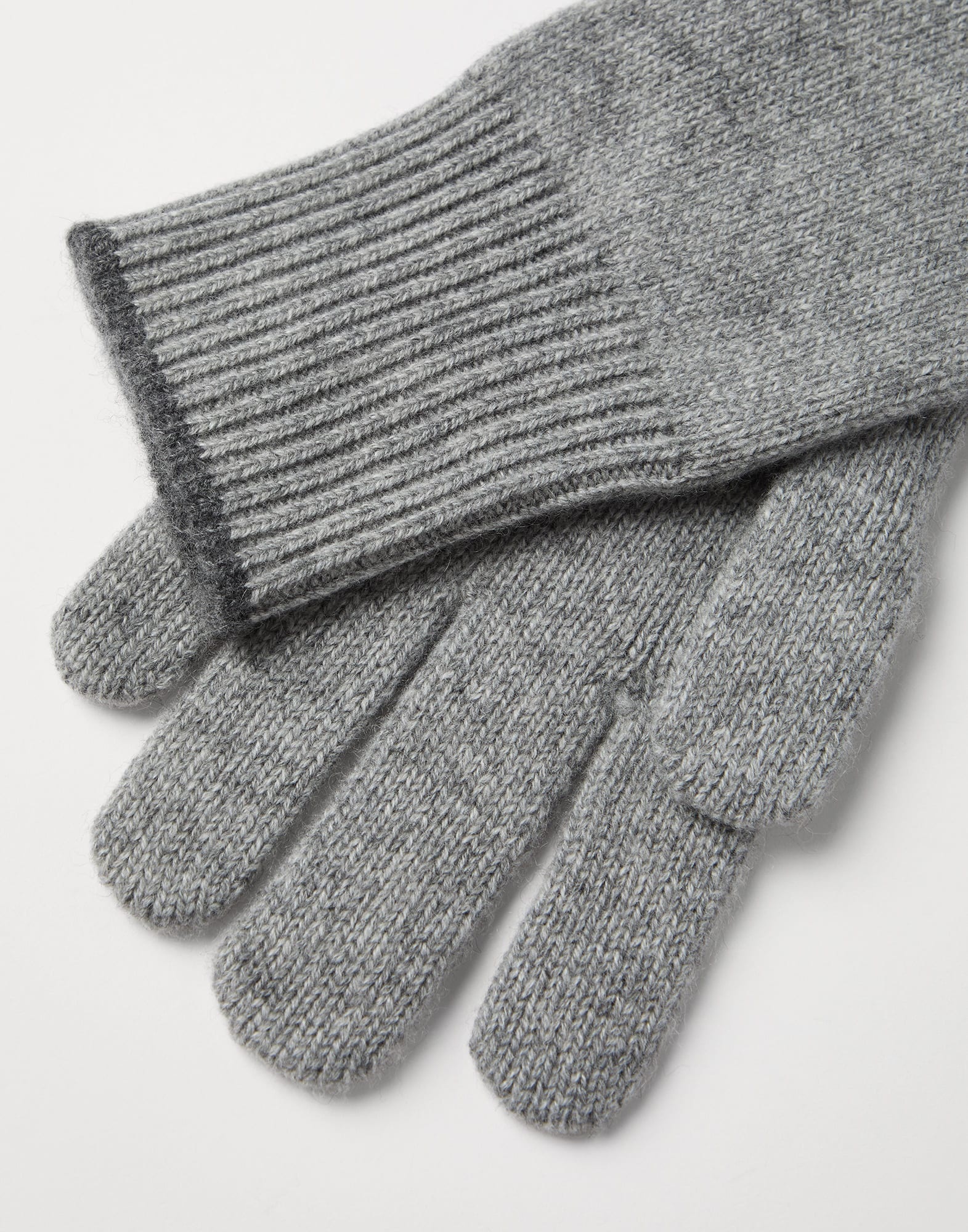 Cashmere knit gloves - 2