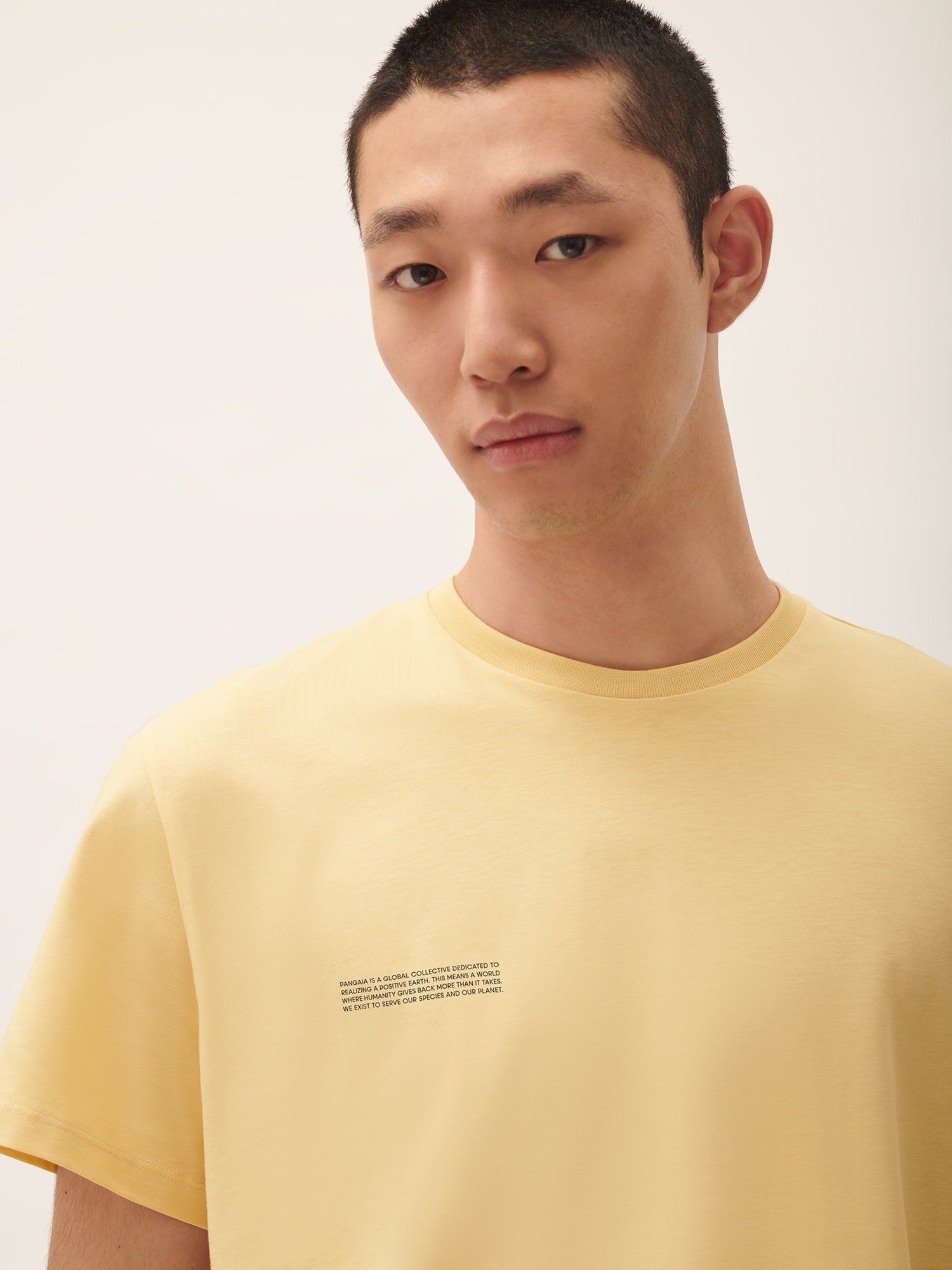 Mens 365 Midweight T-shirt - Seashell Yellow - 4