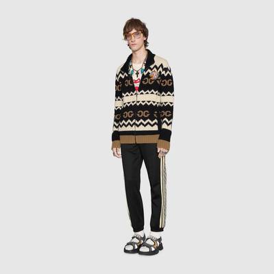 GUCCI Oversize technical jersey jogging pant outlook