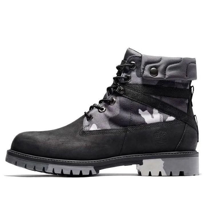 Timberland Heritage EK+ 6 Inch Waterproof Wide-Fit Boot 'Grey Camouflage' A29P7001 - 1