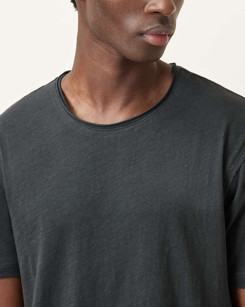 FIGURE CREW NECK RAW EDGE T-SHIRT 3