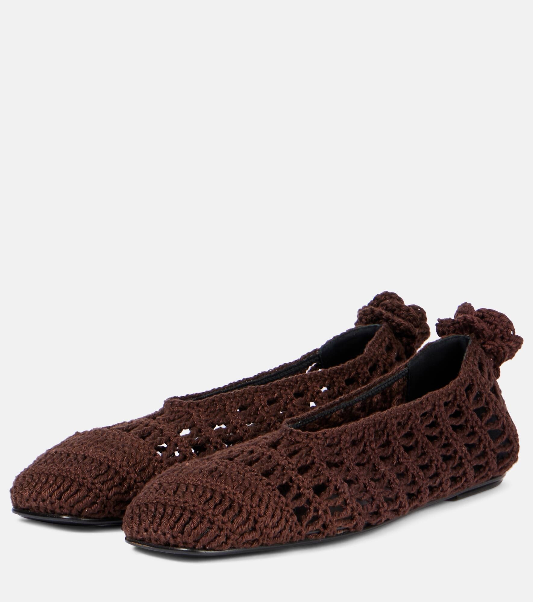 Crochet ballet flats - 4
