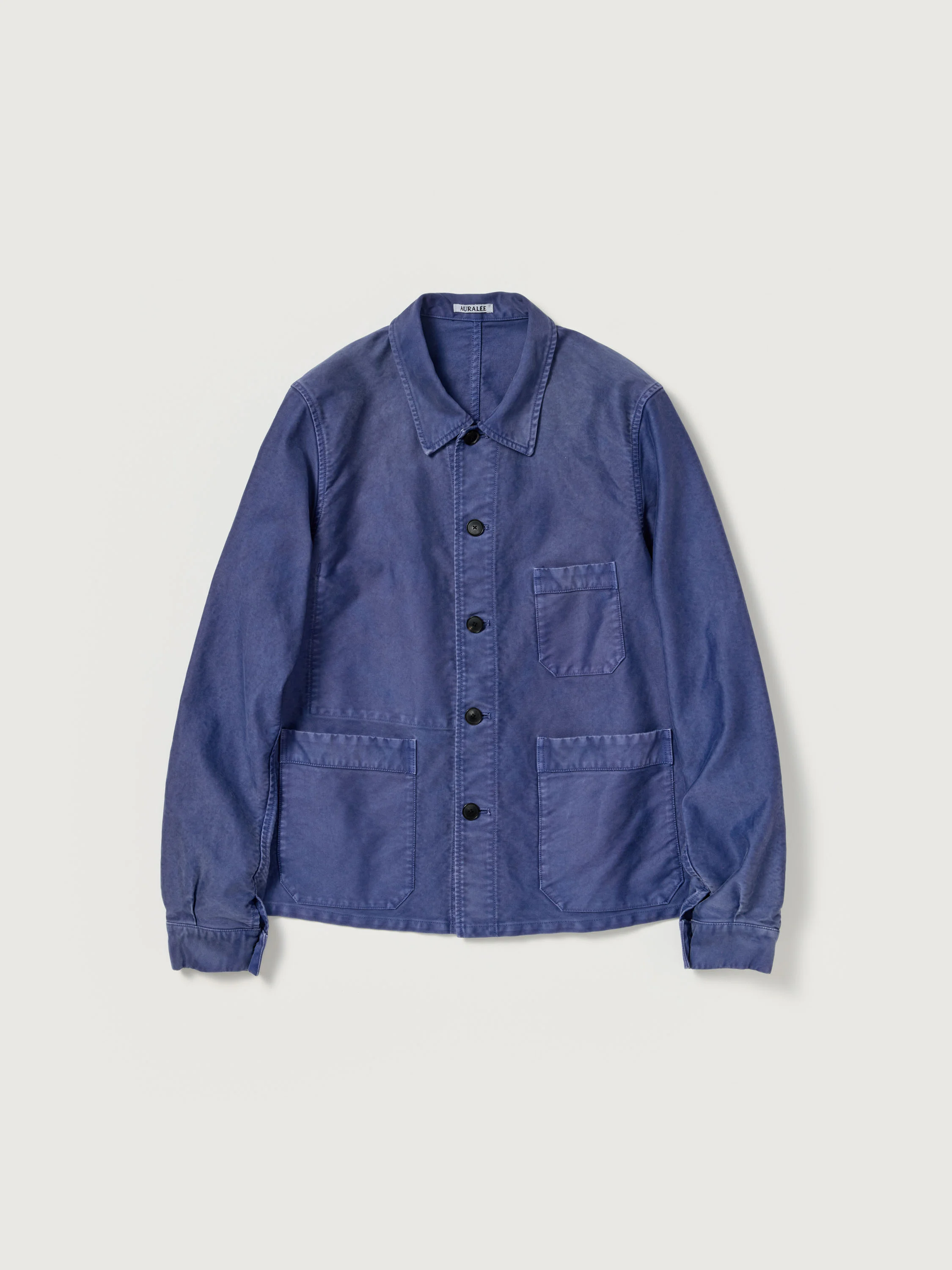 GARMENT-DYED ORGANIC COTTON HEAVY MOLESKIN COVERALL - 1