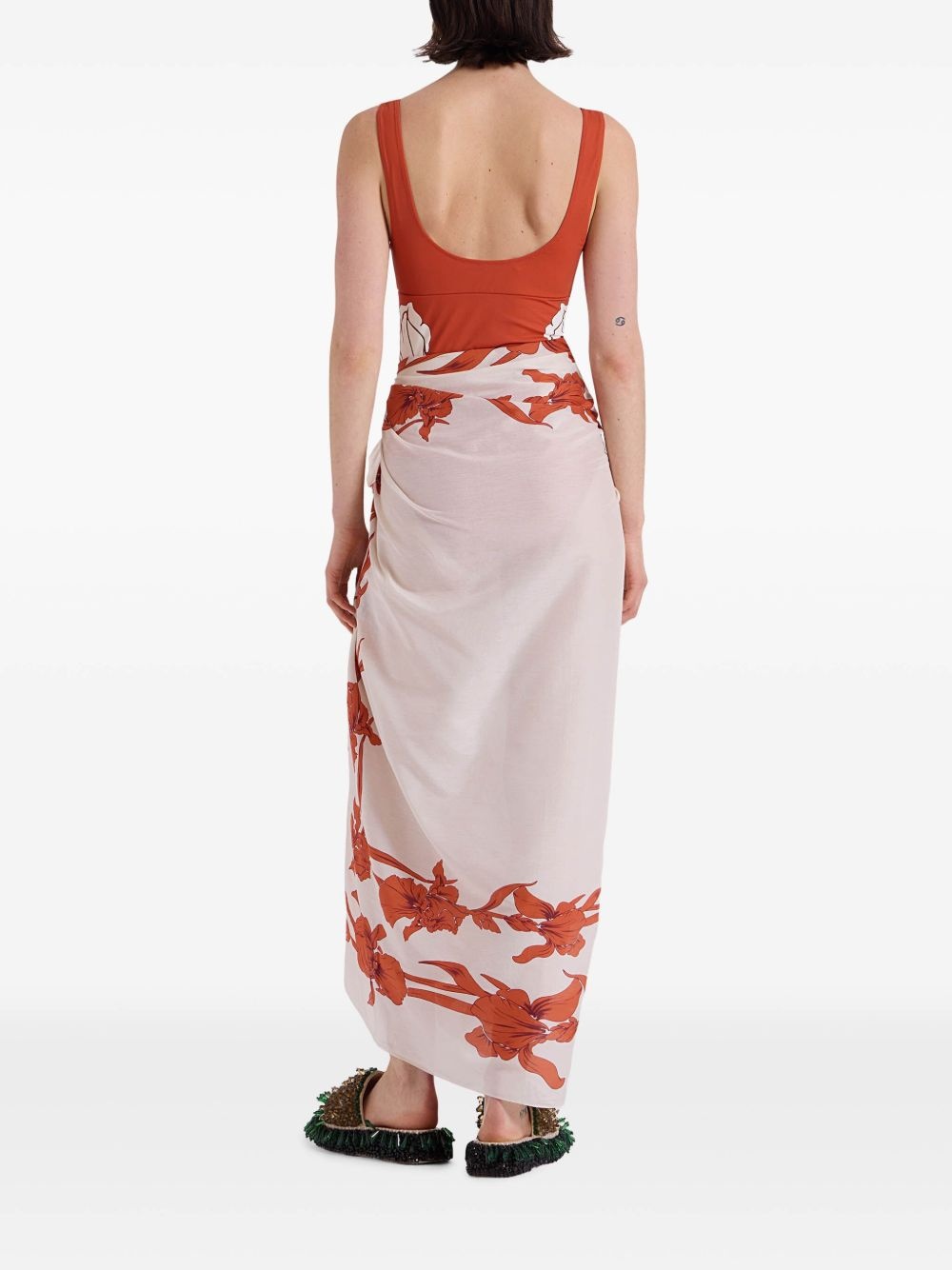 graphic-print pareo - 4