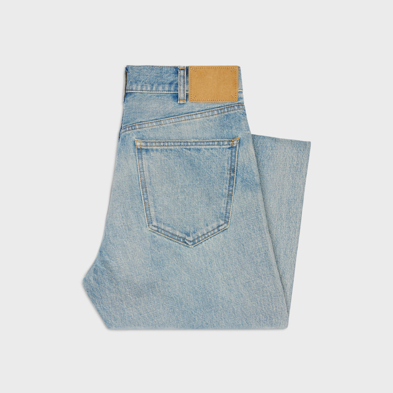 CELINE kurt jeans in destroyed westside wash denim outlook