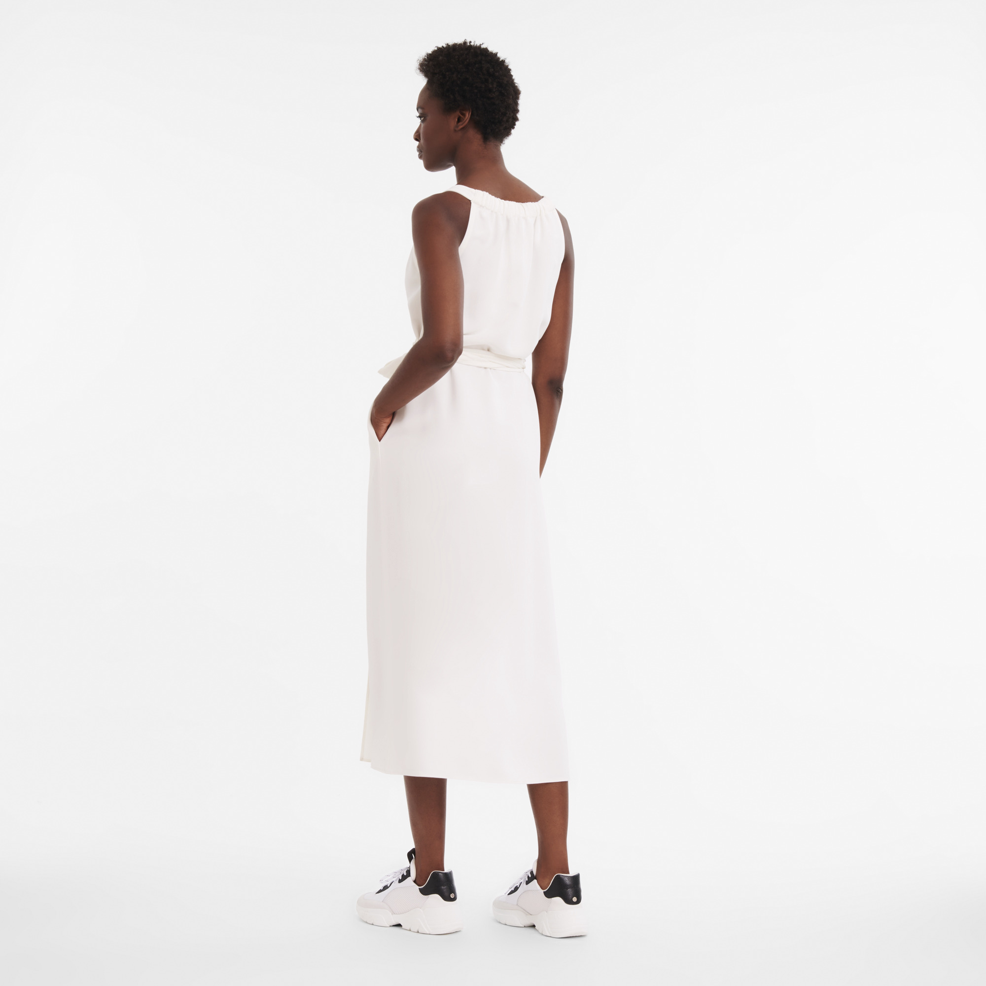 Dress Ecru - Crepe - 3