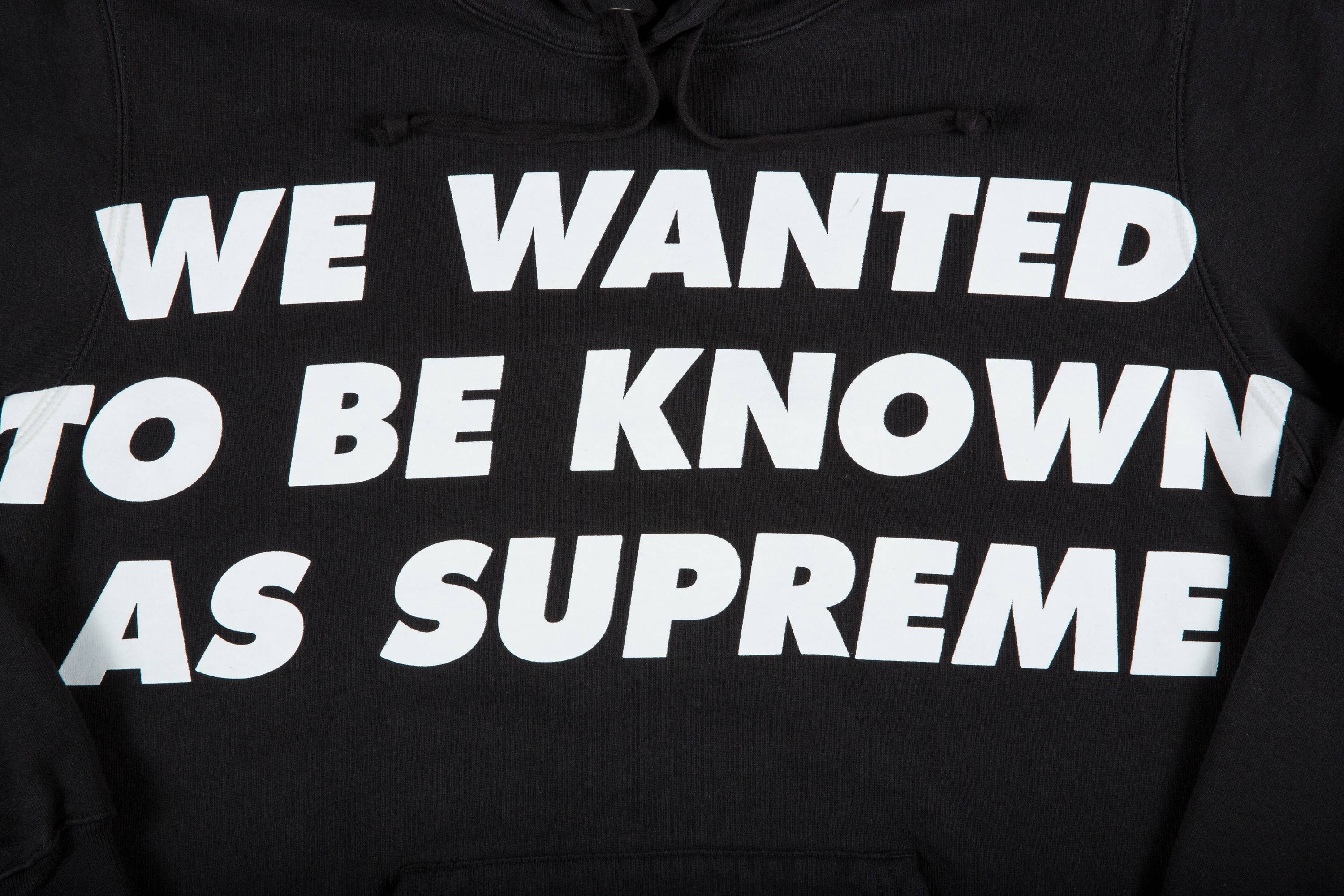 Supreme Known As Hooded Sweatshirt 'Black' - 2