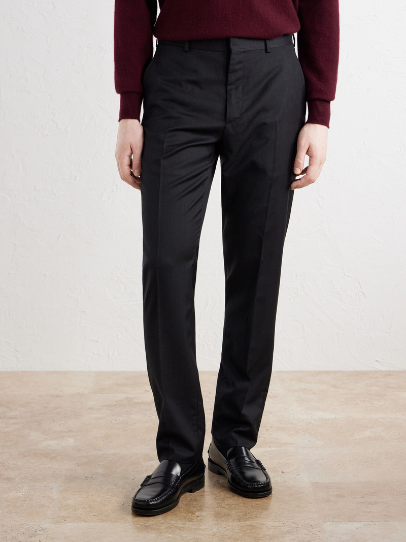 Straight-Leg Wool Suit Trousers 3
