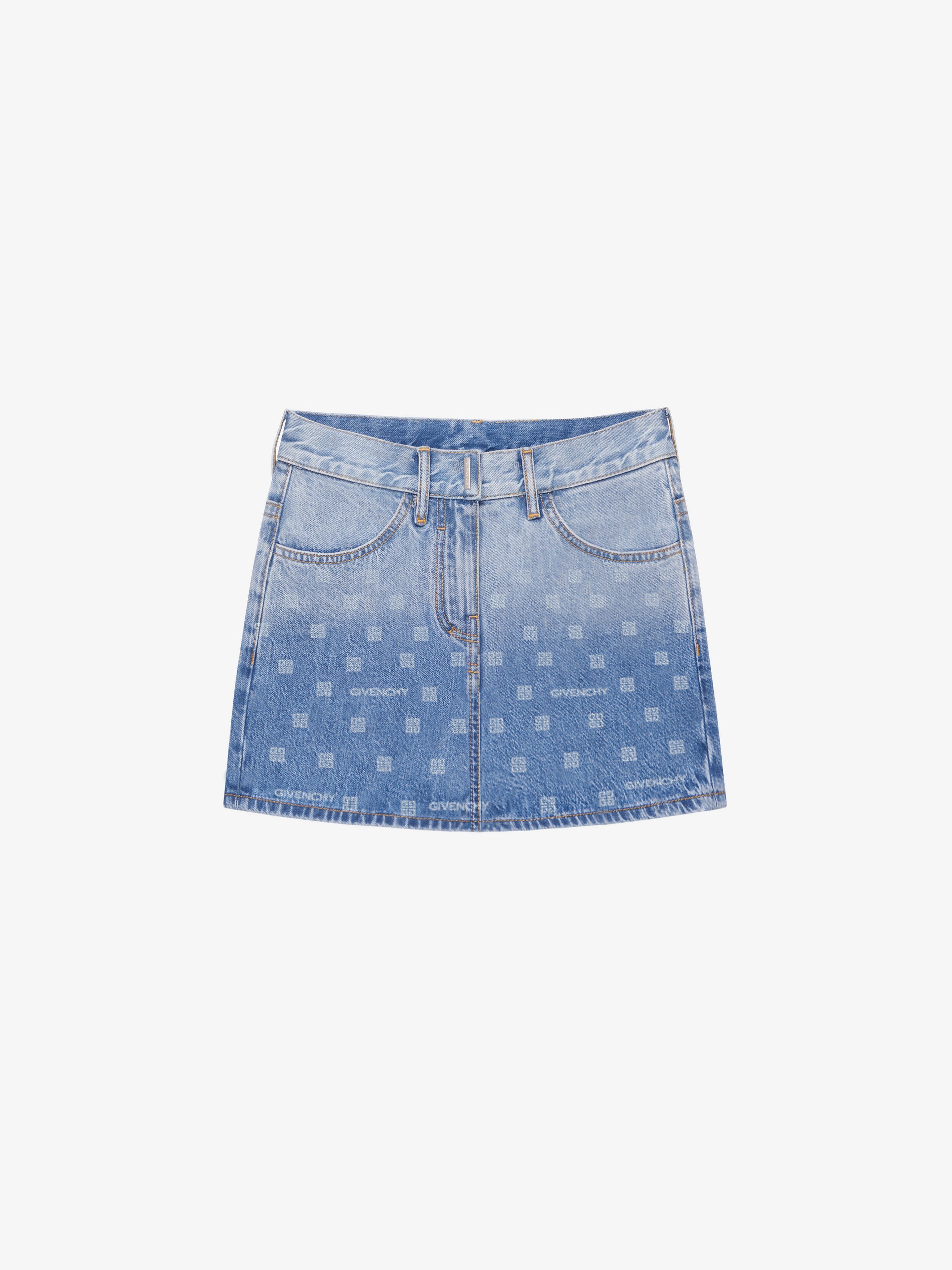 SKIRT IN GIVENCHY 4G DENIM - 1