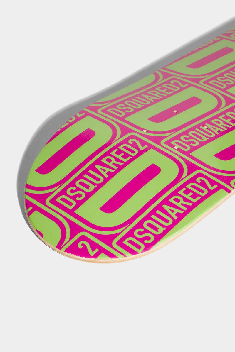 ALL OVER D NEON SKATEBOARD - 4