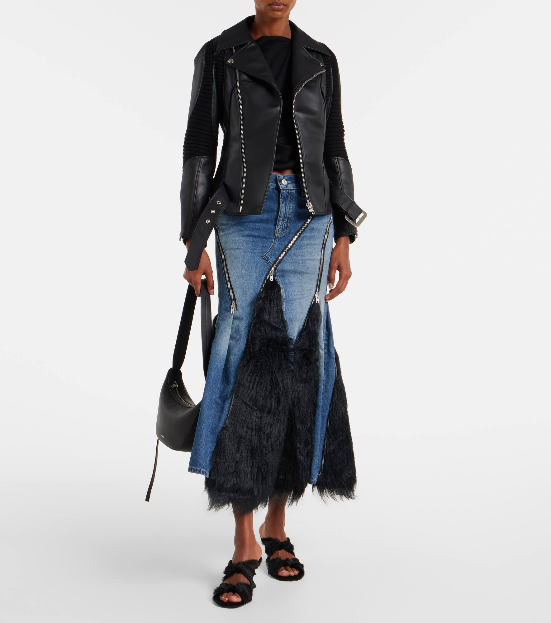 Faux leather jacket - 2