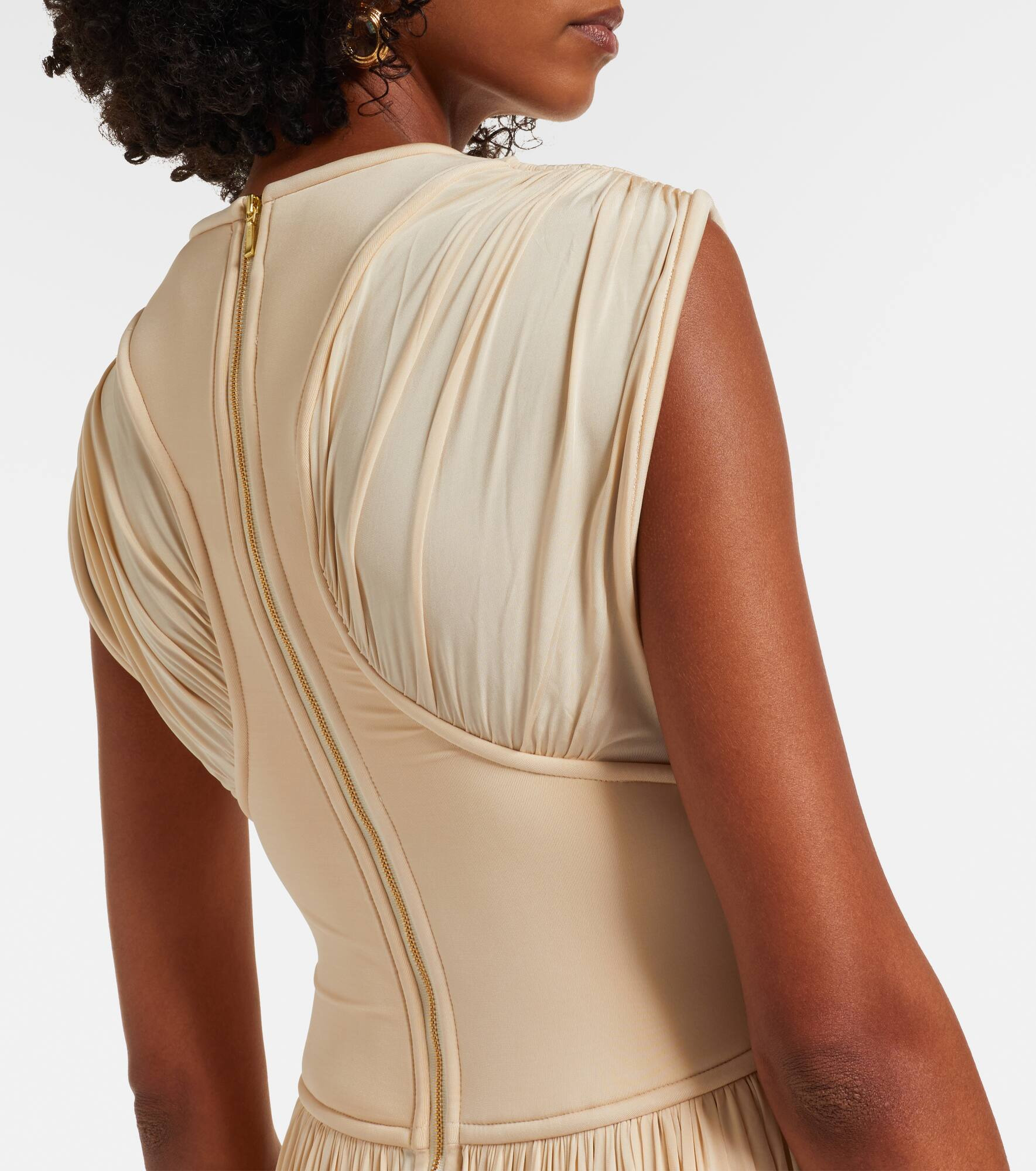 Hypnotic pleated maxi dress - 6