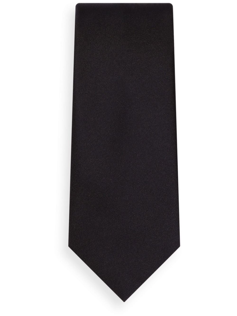 pointed-tip silk tie - 1