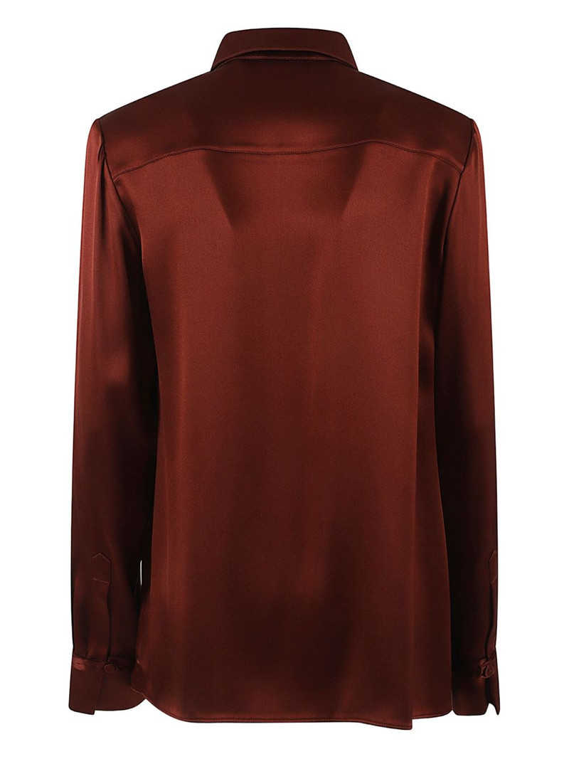 GABRIELA HEARST long-sleeve silk shirt outlook