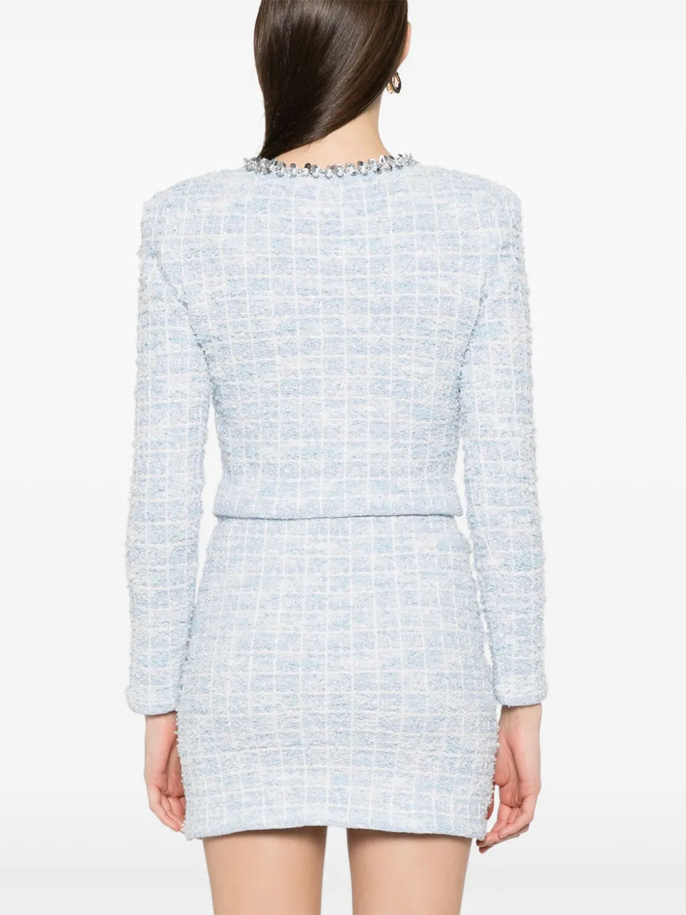 Self-Portrait Women Checked Cardigan - 4