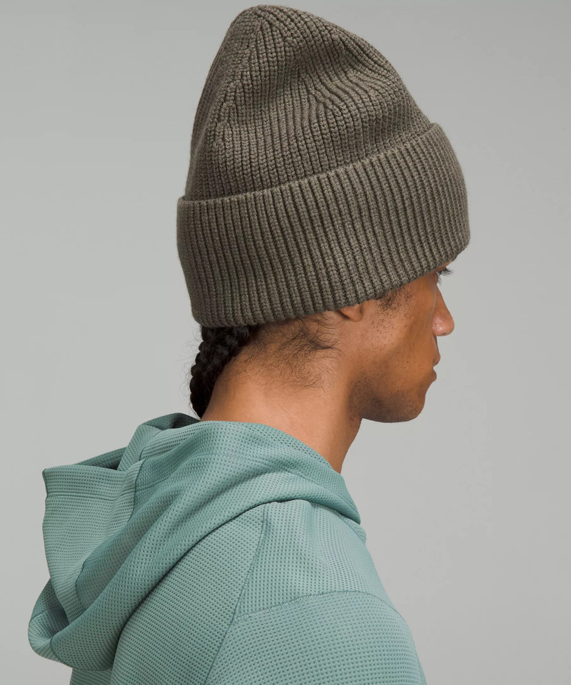 Ribbed Merino Wool-Blend Knit Beanie 4