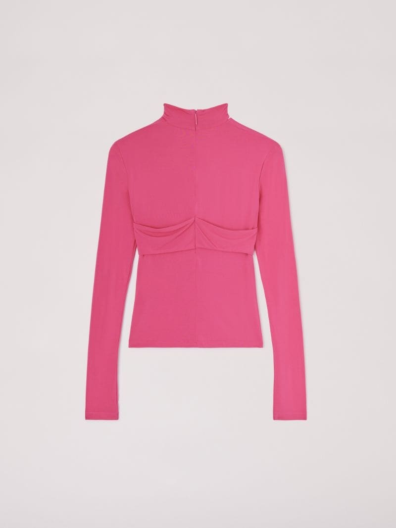 Heart Shaped Turtle Neck Top - 2