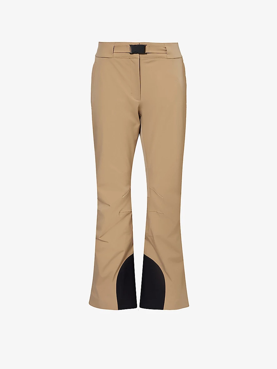 Straight-leg mid-rise stretch-woven ski trousers - 1