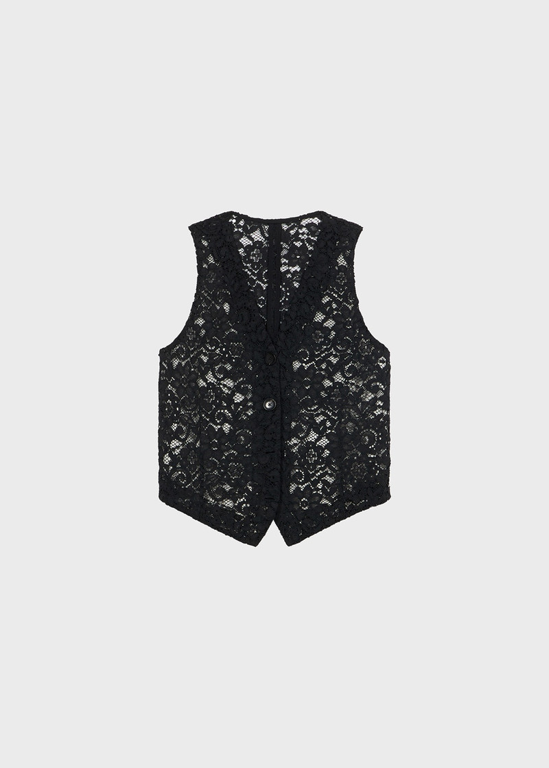 RÉBRODÉ LACE VEST 1
