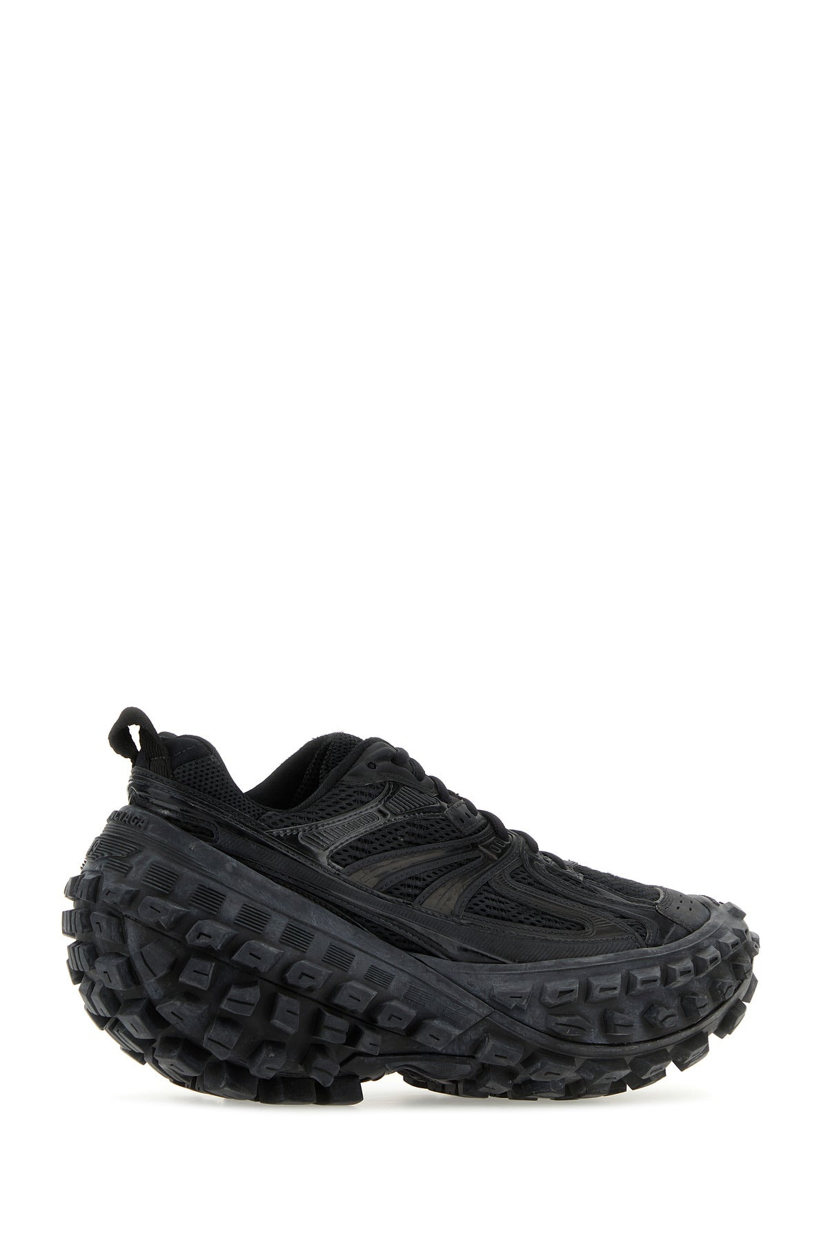 Black nylon and mesh Bouncer sneakers - 3