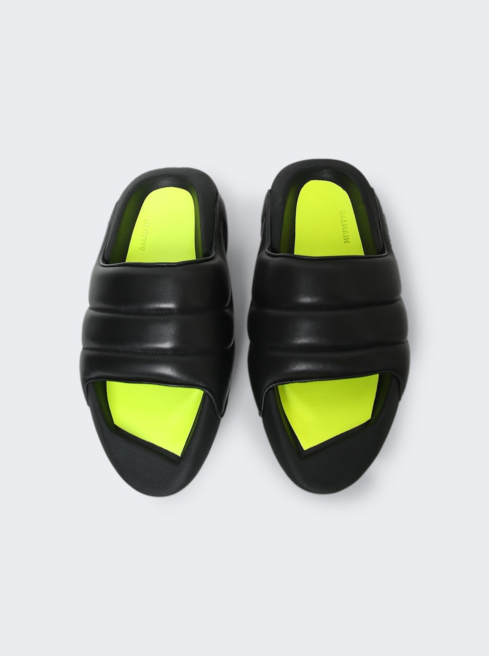 B-it Puffy Quilted Slides Black - 4