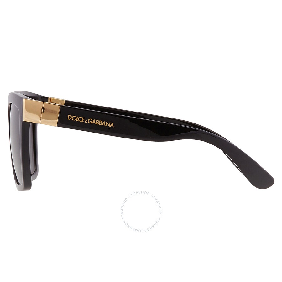 Dolce and Gabbana Dark Grey Square Ladies Sunglasses DG6165 501/87 56 - 5