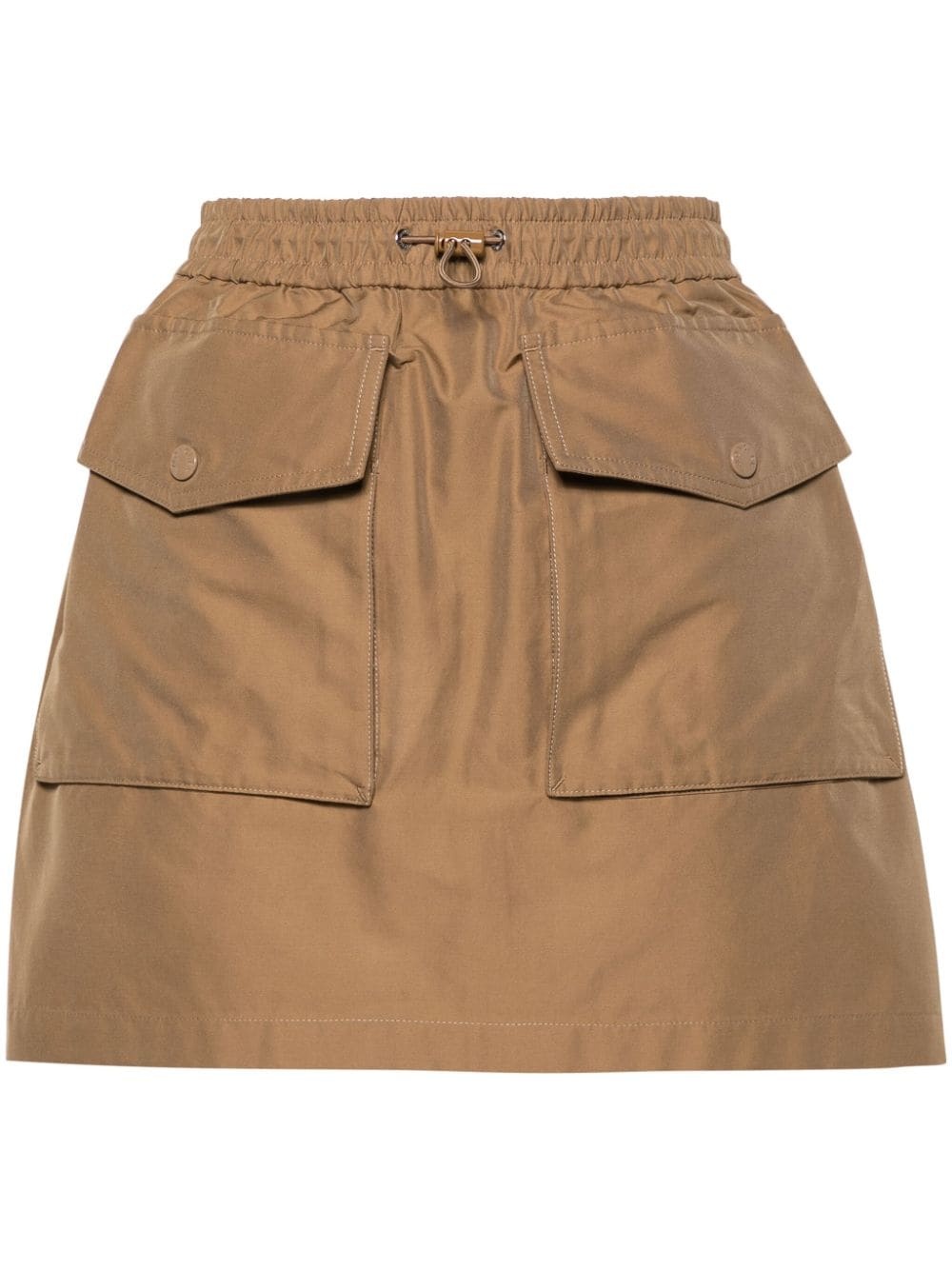 drawstring cargo miniskirt - 1