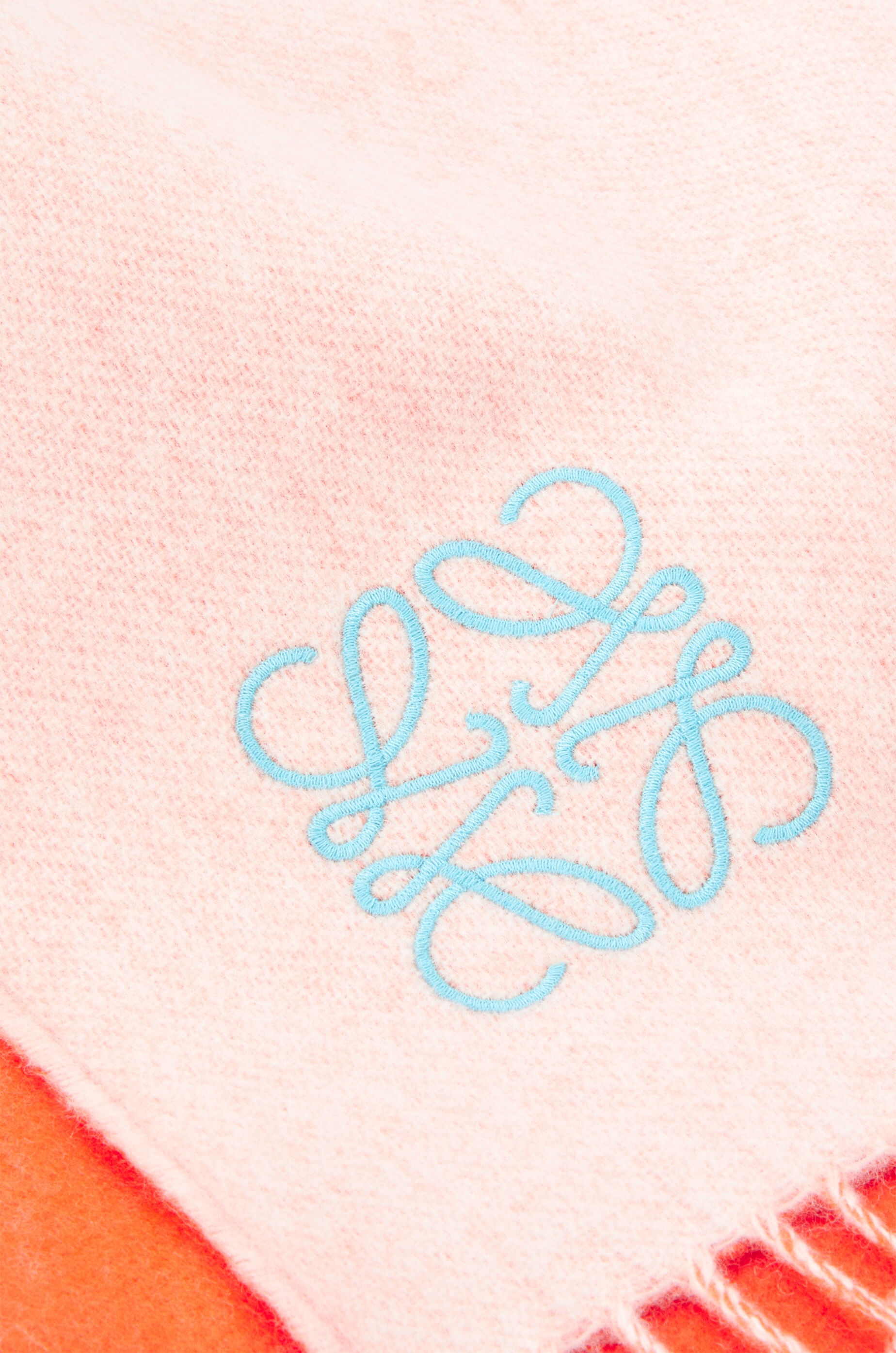 Bicolour scarf in wool and cashmere - 5