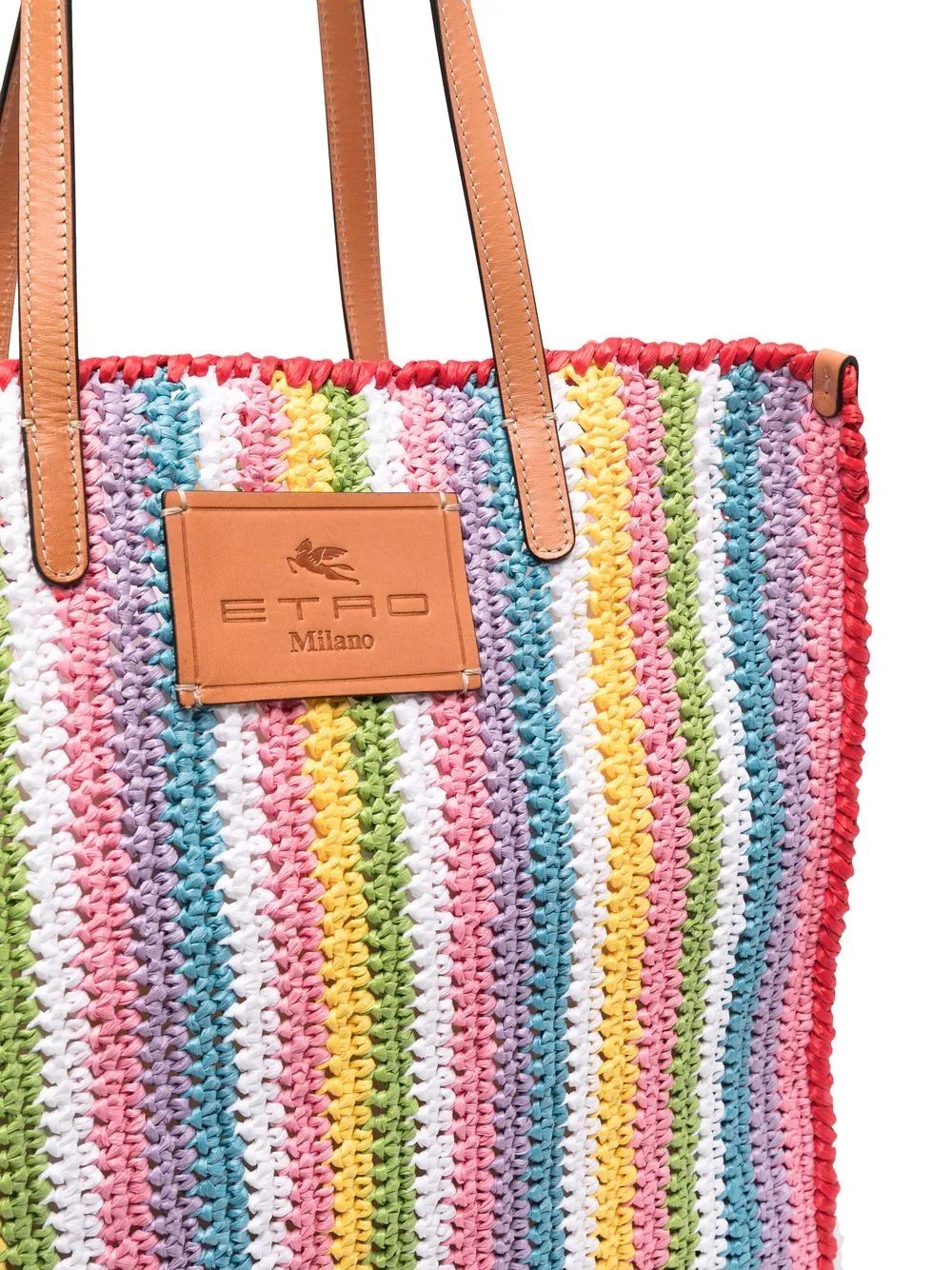 woven stripe tote - 4